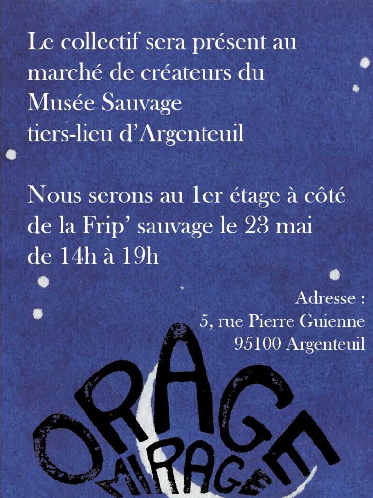 flyer marché d'art Argenteuil